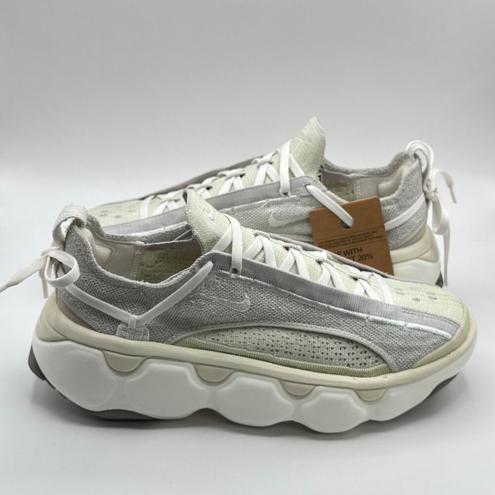 Women's Nike Flyknit Bloom Light Bone FD2149-002 Size Women 10.5/ Men: 9 - Picture 10 of 13